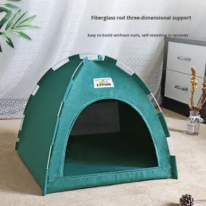Tenda Hewan Peliharaan Zephyr Cross-Border Empat Musim, Alas Pendingin Musim Panas untuk Kucing dan Anjing, Kain Lipat Bernapas untuk Luar Ruangan, Tipe Tanpa Perakitan - Product Image 2
