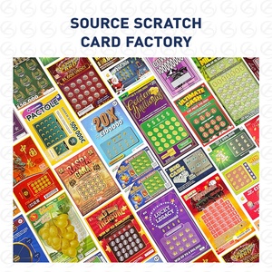 Cartes à gratter personnalisées double face pour loterie et tombola, avec gagnants intégrés - Product Image 6