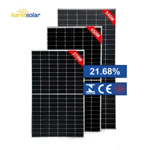 600wp 도매 560wp 72 셀 108 Bb 36 셀 9bb 16bb 300wp 비용 Kwh 120 셀 홈 태양 전지 패널