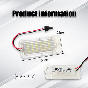 Lampe de plaque d'immatriculation Led sans erreur canbus pour <span class=keywords><strong>Ford</strong></span> Focus 5D c-max MK2 Grand c-max MK2 <span class=keywords><strong>Ford</strong></span> <span class=keywords><strong>Kuga</strong></span> Galaxy <span class=keywords><strong>MK3</strong></span> - Product Image 3