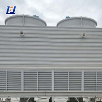 Tour de refroidissement à flux croisé carré en fibre de verre GFRP FRP pour les processus industriels HVAC AHBLD/HBLD-500