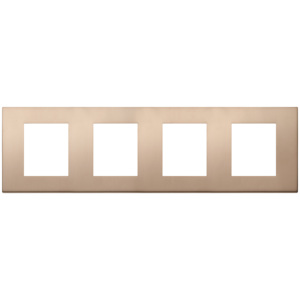 <b>Plate</b> 8M 2+2+2+2 Bronze Wall <b>Switch</b> Cover 30.7x9.1x1.7mm - Product Image 1