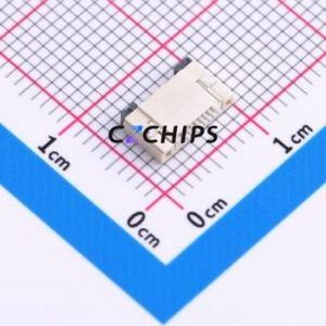XW0520012-080R-001 FFC/FPC Connector SMD,P=0.5mm,Horizontal Mount Connector Flip Cover Type Bottom Contact 8P 0.5mm - Product Image 2
