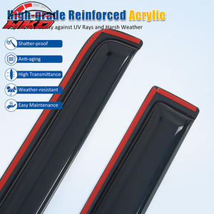 Déflecteurs de fenêtre latérale en acrylique pour Jeep Commander 06-10, pare-pluie - Product Image 4