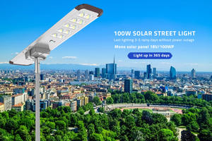 Lampadaires LED solaires étanches 20W 30W 40W 60W 80 90W 100W 120W en aluminium de haute qualité à bon <span class=keywords><strong>prix</strong></span> de gros - Product Image 3