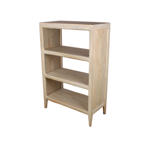 Rắn xoài gỗ 4-Tier kệ sách xây dựng mạnh mẽ cho phòng khách phòng ngủ văn phòng hoặc ăn uống lưu trữ & hiển thị - Product Image 5