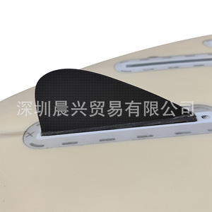 Aleta Central de Fibra de Carbono para Tabla de Surf UPSURF, Modelo Single Tap, Color Negro - Product Image 2