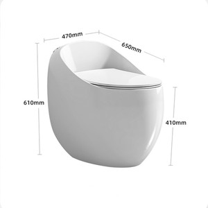 <span class=keywords><strong>WC</strong></span> sifonico di piccole <span class=keywords><strong>dimensioni</strong></span> a forma di uovo di piccole <span class=keywords><strong>dimensioni</strong></span>, personalizzato e creativo all'ingrosso della fabbrica - Product Image 2