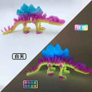 Estatua de Stegosaurus Impresa en 3D con Articulaciones Flexibles, Decoración de Escritorio, Juguete Antiestrés, Regalo Creativo Unisex para Niños y Adultos - Product Image 6