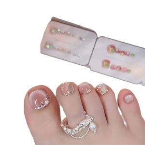 Lot de 14 faux ongles faits main pour <span class=keywords><strong>manucure</strong></span> et pédicure, effet œil de chat, nouvelle collection 2025, tendance influenceurs en ligne, <span class=keywords><strong>blanc</strong></span> éclatant - Product Image 5