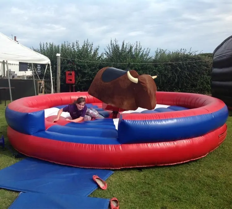 Discount 15% Adults mechanische bull Inflatable sport spiele 16.4ft durchmesser Inflatable Crazy Bull Rodeo top saler