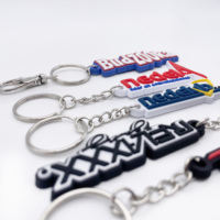 Porte-clés personnalisé en caoutchouc souple PVC 2D/3D créatif, idéal comme cadeau promotionnel