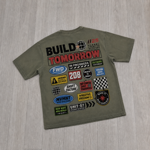 T-shirt OEM en coton <span class=keywords><strong>vert</strong></span> militaire, personnalisable, imprimé intégral, pour homme - Product Image 2