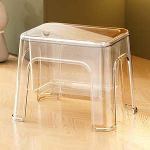 Tabouret multifonctionnel en plastique PET avec <span class=keywords><strong>rangement</strong></span>, antidérapant, pour enfants, pour la maison, la salle de bain, la cuisine, le salon - Product Image 5