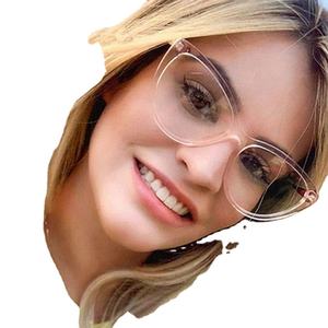 Gafas de Sol Cat Eye TR90 con Bloqueo de Luz Azul, Diseño Personalizado con Logotipo, Antirreflejos, para Mujer - Product Image 3