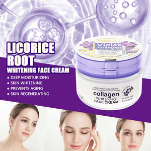 Commercio all'ingrosso Private Label profonda idratante previene l'invecchiamento viola collagene liquirizia radice di sbiancamento crema per le donne sbiancamento della pelle - Product Image 3