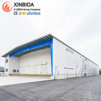 Complexe logistique en acier de pointe, poutre en H soudée Q355B avec approbation CWB pour la base de la chaîne d'approvisionnement nationale