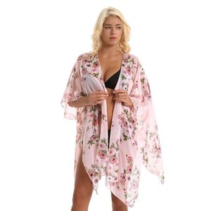 <span class=keywords><strong>Sauvage</strong></span> Crème Solaire En Vrac En Gros Impression Numérique <span class=keywords><strong>100</strong></span>% Polyester Châle Poncho Pour Les Femmes - Product Image 2