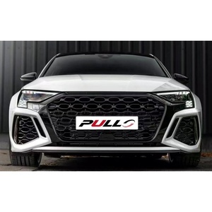 Pare-chocs de voiture automatique pour Audi A3 <span class=keywords><strong>2021</strong></span> modifié en <span class=keywords><strong>RS3</strong></span> avec assemblage de pare-chocs avant, calandre, diffuseur arrière, tuyaux de queue - Product Image 5