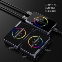 Adaptador Inalámbrico Carplay Dual Wifi de Última Generación, Conversor de Cableado a Inalámbrico para Vehículos, Caja Inteligente con Función de Salida de Video HDMI