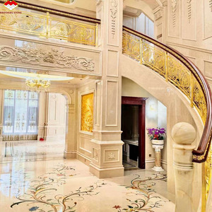 Mármol Natural <span class=keywords><strong>Shanna</strong></span> Royal Botticino King Beige, Duradero, Impermeable, Pulido, de Lujo, para Paredes y Pisos, para Villas, Hoteles, Diseño Moderno - Product Image 1