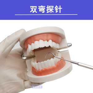 Dental Probe Stainless Steel <b>Toothpick</b> Dental Tools Tooth Hook Needle Pick Oral Instruments - Product Image 4