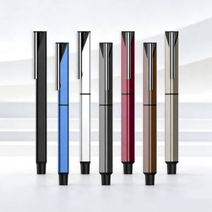High-grade Metal Triangular Metal Gel <b>Pens</b> Wholesale Promotional Business Signature <b>Pen</b> Black Custom <b>Pen</b> for Corporate Events - Product Image 1