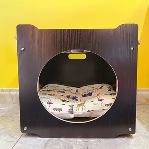 Muebles modernos personalizados para interiores para perros y gatos, portadores hechos a mano, armario para animales pequeños, jaula para mascotas
