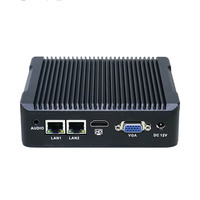 Mini PC industriel Linux neuf et économique avec 2 ports Ethernet, ordinateurs de bureau portables avec port parallèle, compatible avec les prises US/CN/EU, RAM DDR3