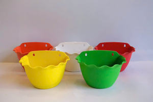 Macetas Decorativas de Plástico Modernas y Sencillas para Interiores y Exteriores, Colgantes, Minimalistas, Ecológicas, Duraderas y Ligeras - Product Image 3