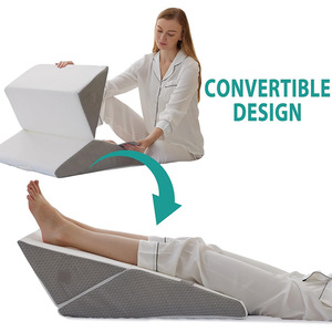 Maternity Pillow Triangle Shape 125x72x17cm Adjustable Support <b>For</b> Pregnant Women And Elderly Care - Product Image 2