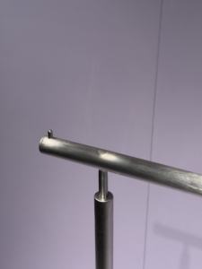 高品質ステンレス製衣類ラック、床置き型、商業用ブティック向け、シルバー、キャスター付き - Product Image 5