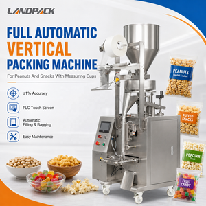 Machine d'emballage pour sachets de noix, pop-corn, sel, sucre, détergent en poudre, petites collations, bonbons, lessive en poudre, cacahuètes - Product Image 1