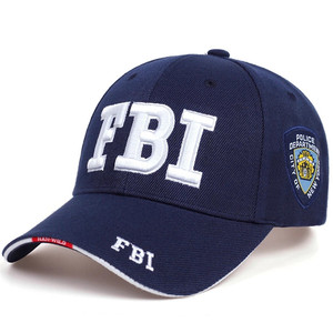 Nouvelle Mode FBI Broderie Casquette de Baseball Hommes Femmes <span class=keywords><strong>Snapback</strong></span> Casquettes Unisexe Réglable Hip Hop Papa Chapeau hommes - Product Image 3