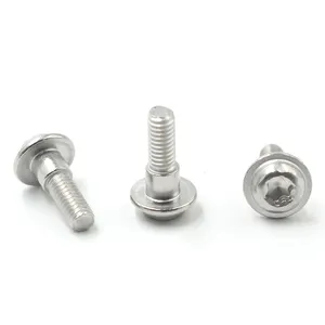 fastener manufacturer shoulder screw micro m2 m3 m6 m8 pan washer torx head half machine thread step screw