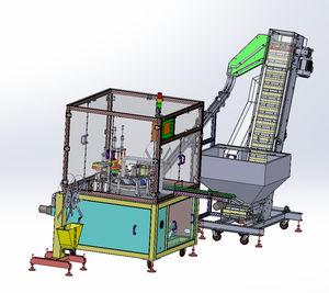 Automatic Roll Film Type Aluminum Foil Cover Lid Cap PE Foam Liner Gasket Wadding <strong>Putting</strong> Cutting Punching Inserting <strong>Machine</strong> - Product Image 2