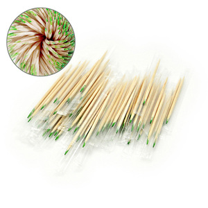 Aromatizzato colorato menta stuzzicadenti <span class=keywords><strong>di</strong></span> Bambù Violoncello Confezionati Singolarmente Stuzzicadenti - Product Image 4