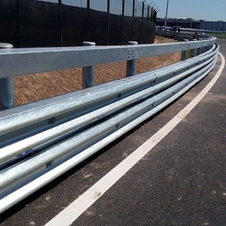 Guardrail per sicurezza stradale con rivestimento in zinco zincato barriera stradale