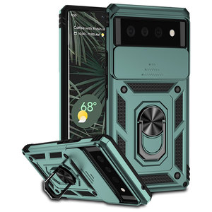 Fundas de teléfono para Google <span class=keywords><strong>Pixel</strong></span> <span class=keywords><strong>10</strong></span> 9 8 <span class=keywords><strong>7</strong></span> 6 <span class=keywords><strong>Pro</strong></span> XL 5G 8A 7A 6A Fundas con soporte resistente Soporte de anillo Cámara deslizante Funda para teléfono móvil - Product Image 4