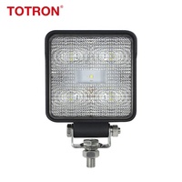 Lumière de travail LED homologuée ECE R10, 7,5 W, 6000 K, étanche IP67/IP69K pour véhicule, excavatrice, bulldozer