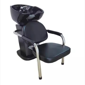 Shampoo Chair Backwash Unit / Shampoo Bowl and Chair Hair Salon Furniture / Salon Gold Shampoo Chair - Product Image 6