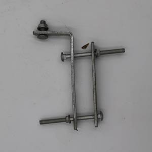 Soporte de Montaje Eléctrico de Brazo Cruzado, Soporte de Estante Triangular de Metal para Cable de Energía Eléctrica - Product Image 2