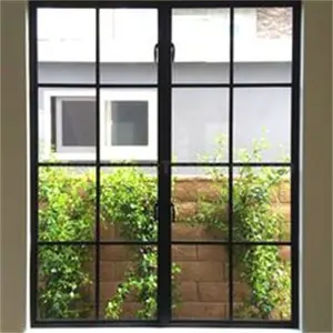 신스틸 윈도우 제품 방음 중공 유리 단열 창 강철 여닫이 창 및 문