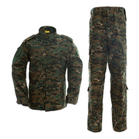 Équitation ACU Deuxième génération Unisexe Camouflage Coton Entraînement en plein air Combinaison tactique Résistant à l'usure Respirant
