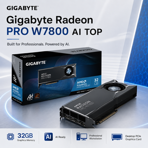 Tarjeta Gráfica Radeon PRO W7800 AI TOP de 32 GB GDDR6 para Estación de Trabajo, Videojuegos, 512 Bits, 4xDP DisplayPort para PC, Chipset AMD - Product Image 6