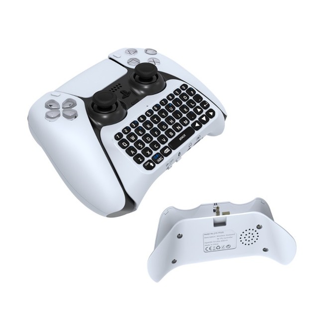 JYS-P5121 Mini Wireless for PS5 Controller Chatpad Keyboard for PS5 Controller Chat Pad Keyboards With Speaker