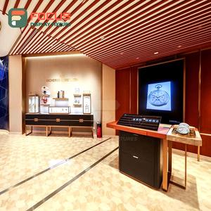 High Quality LED Light Jewelry Counter Glass Display Cabinet Wooden Jewelry Counter Luxury Premium Jewelry Cabinet Display - Product Image 5