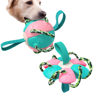 New Design Tough Interactive Rope Aggressive Chewers <b>Dog</b> Bouncing <b>Ball</b> <b>Dog</b> Chew Toys, <b>Dog</b> <b>Ball</b> - Product Image 2
