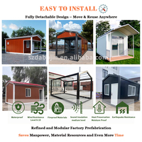 Maison préfabriquée modulaire pliable et extensible, petite maison portable en acier et panneaux sandwich pour bureau, bâtiment, villa