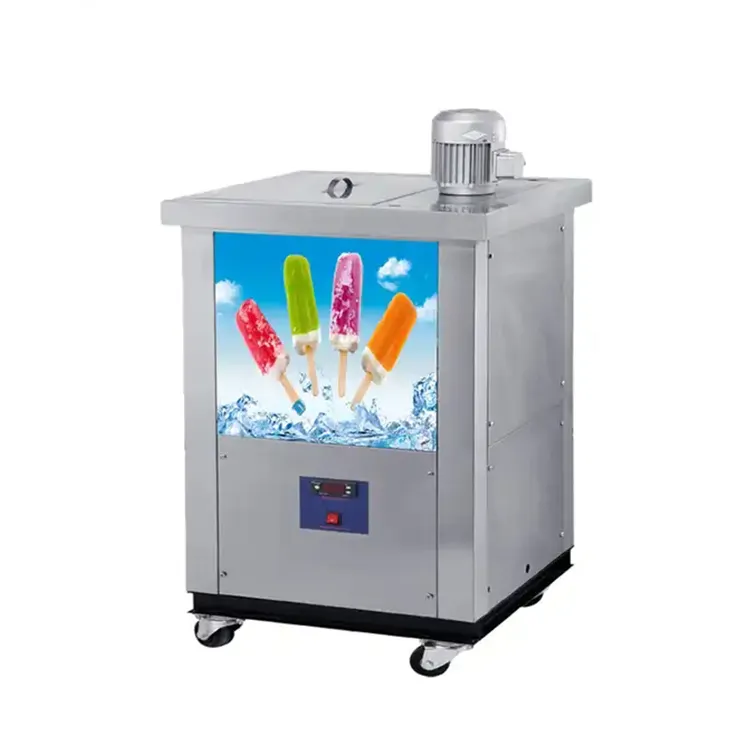 New Commercial Ice Popsicle Making Machine Glaces Esquimaux Automatic Ice Cream Popsicle Making Machine